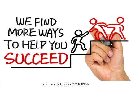 We Help You Succeed Images, Stock Photos & Vectors | Shutterstock