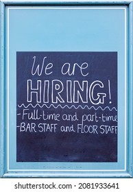 We Hiring Bar Staff Board Stock Photo 2081933641 Shutterstock   We Hiring Bar Staff Board 260nw 2081933641 