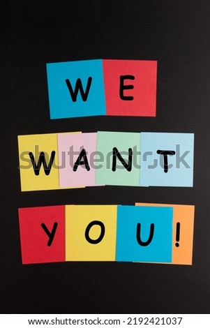 We want you Spielen