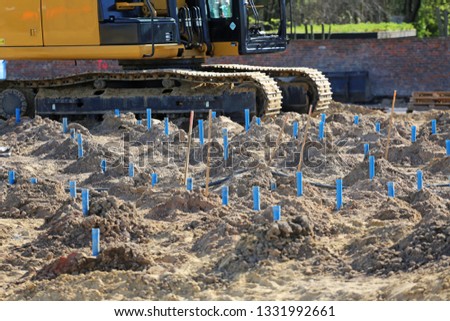 weaponry exploratory on construction site