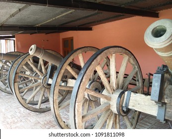 Weapons In Razia Sultana Fort In Bathinda. Existing From 1100-1200AD