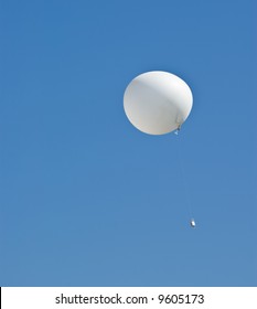 Weather Balloon Flies Into The Air