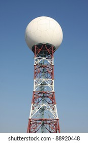 Weather Radar And Clean Blue Sky