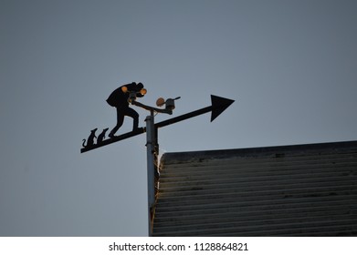 Weather Vain On Roof