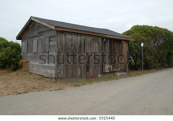 Weatherbeaten Shack Half Moon Bay California Stock Photo Edit Now