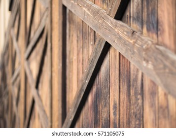 Weathered Barn Wall
