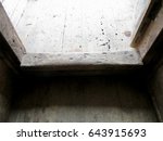 Weathered doorstep Nimrod Hut Cape Royds Antarctica
