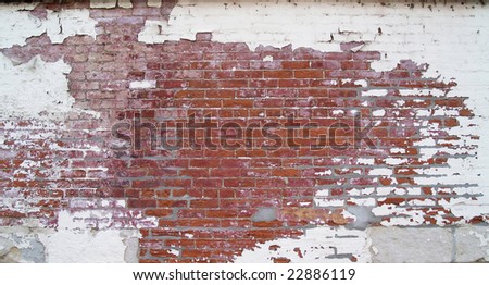 Weathered Old Store Brick Wall