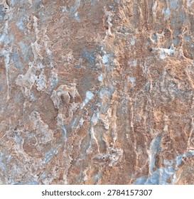 Weathered rusty slate stone surface with iron oxide stains and lichen texture.