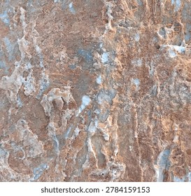Weathered rusty slate stone surface with iron oxide stains and lichen texture.