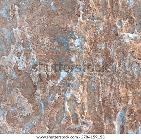 Weathered rusty slate stone surface with iron oxide stains and lichen texture.
