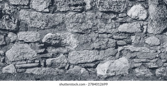 Weathered Stone Wall Texture Background