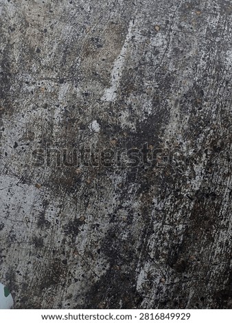 Weathered Surface with Moss and Cracked Paint Background