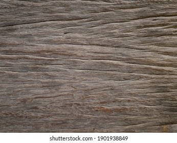 Weathered Surface Of An Outside Strong Wooden Table