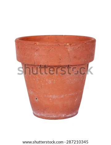 Weathered teracotta pot