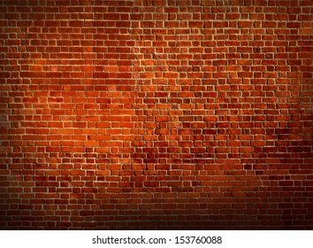 Weathered texture of stained old dark brown and red brick wall background, grungy rusty blocks of stone-work technology, colorful horizontal architecture - Shutterstock ID 153760088