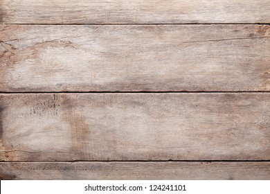 Weathered Wooden Table Background, Top View