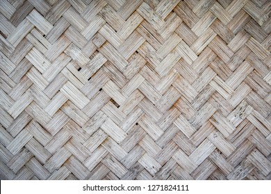 weave pattern / weave texture from nature bamboo wicker traditional weave pattern handicraft thai style vintage background