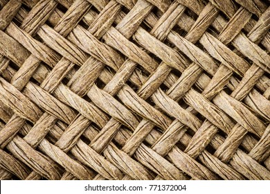 Weave texture or weave pattern background in macro view. Weaves patten classic retro background for design.