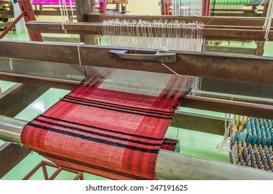 Weaving Loom Shuttle On Warp Stock Photo (Edit Now) 247191688