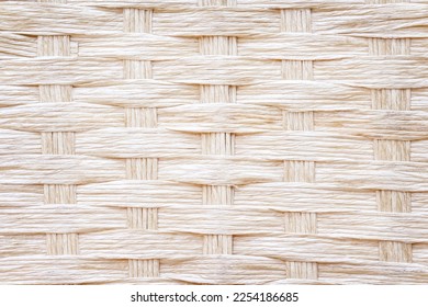 Weaving seamless texture of straw mat intelace patterns abstract light brown background - Shutterstock ID 2254186685