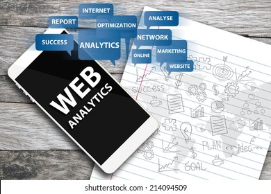 Web analytics. Business concept.