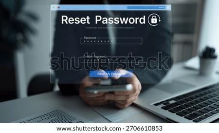 A web browser interface for the password reset function. This form allows a user to recover their account by entering and confirming a new, secure password for access. Parse