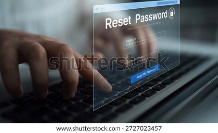 A web browser interface for the password reset function. This form allows a user to recover their account by entering and confirming a new, secure password for access. Parse