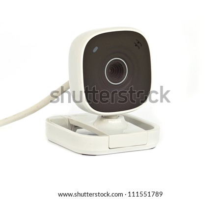 Web Camera Isolated on White Background