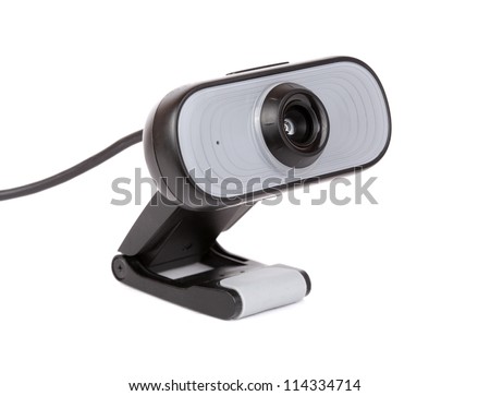 Web camera isolated on white