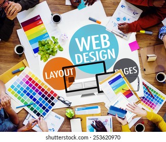 Web Design Content Creative Website Responsive Concept - Shutterstock ID 253620970