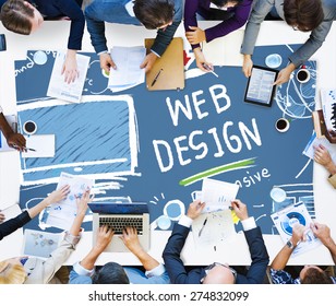 Web Design Web Development Responsive Branding Concept