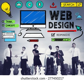Web Design Development Style Ideas Interface Concept