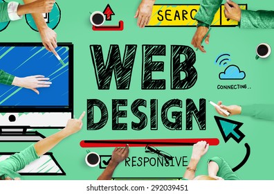 Web Design Development Style Ideas Interface Concept