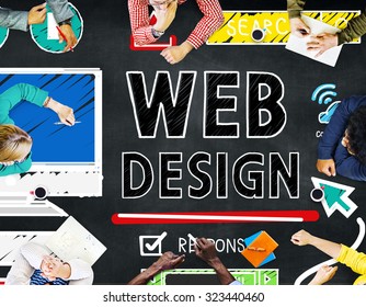Web Design Development Style Ideas Interface Concept