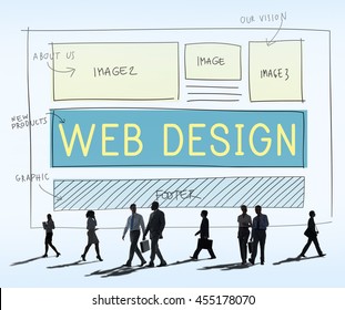 Web Design Layout Technology Website Internet Concept