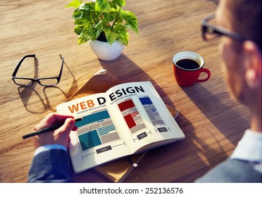 Web Design Network Website Ideas Media Information Concept