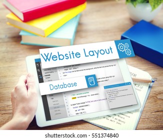 Web Design Website Coding Concept