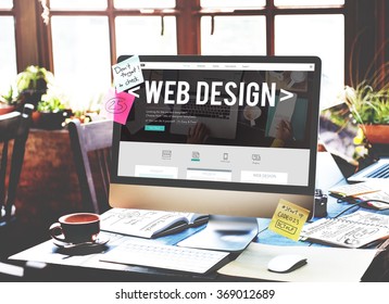 Web Design Website Homepage Ideas Programming Concept - Shutterstock ID 369012689