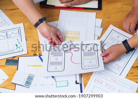 Web designer, creative planning, application development, user experience concept outline.