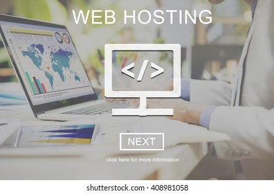 Web Hosting Development Connection Networking Concept