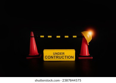 web page under construction , system maintenance in progress