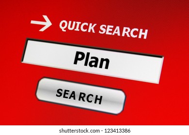 Web plan concept