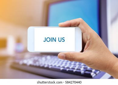 WEB SEARCH CONCEPT : JOIN US