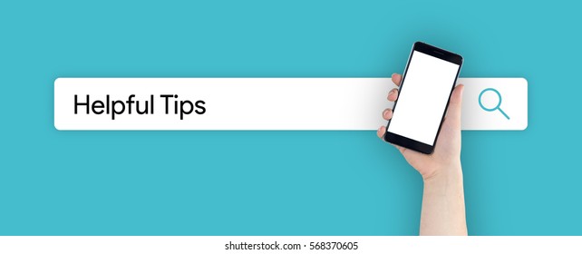 WEB SEARCH: HELPFUL TIPS CONCEPT