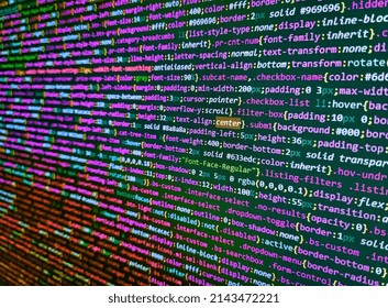 Web Site Codes On Computer Monitor Stock Photo 2143472221 | Shutterstock