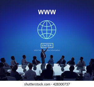 Web Website WWW Browser Internet Networking Concept