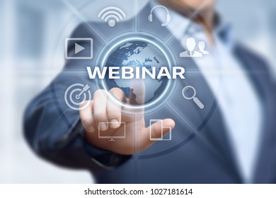 Webinar E-learning Training Business Internet Technology Concept.