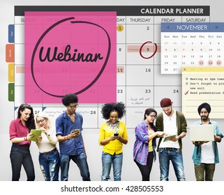 Webinar Technology Webcast Website Concept