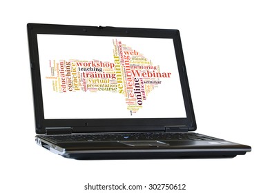 Webinar word cloud